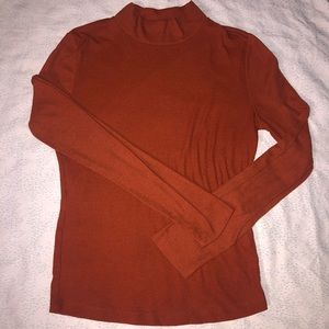 Sexy Orange Mockneck